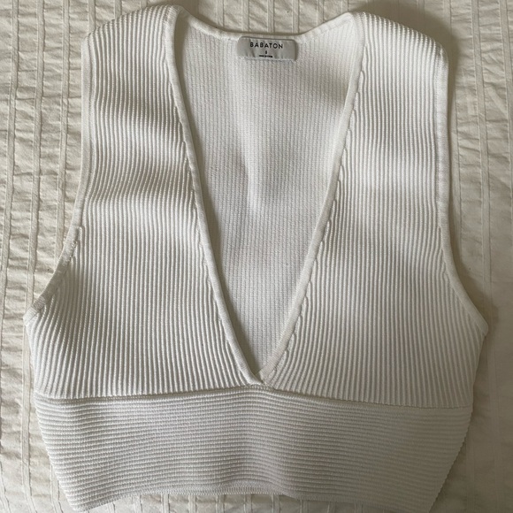 babaton sculpt knit deep v tank - Picture 1 of 1